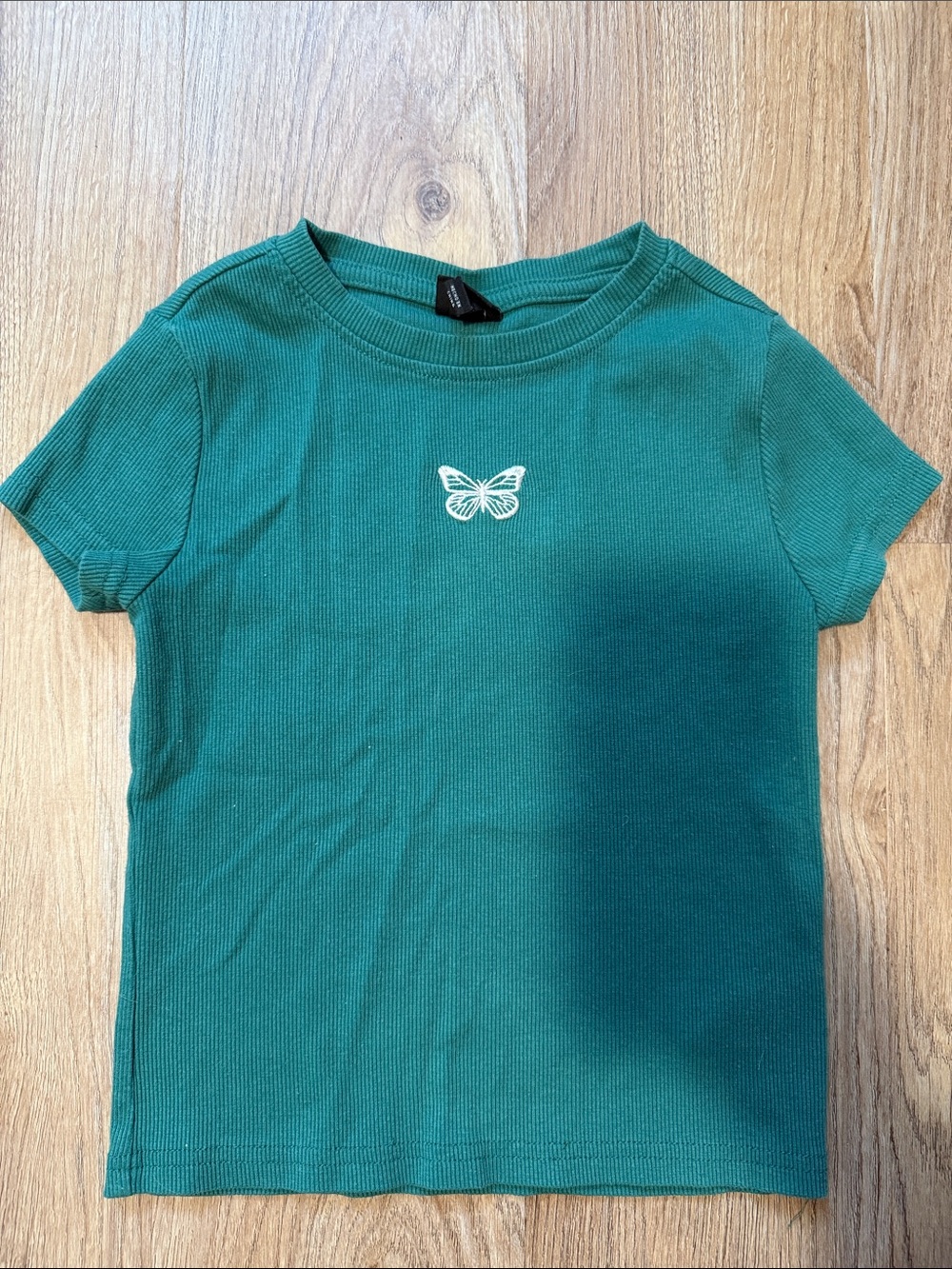 Butterfly Ribbed Tee